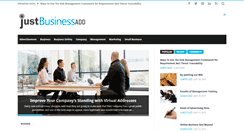 Desktop Screenshot of justbusinessadd.com